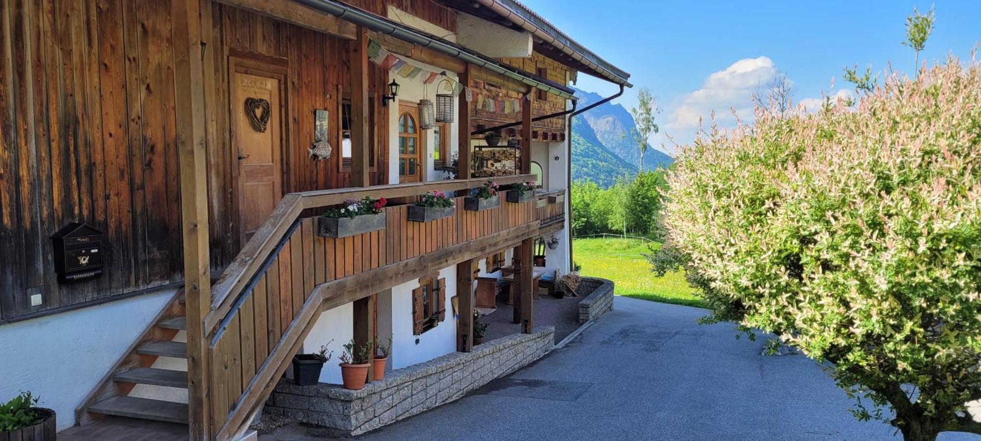 Apartment Bergblick Lohnerlehen Marktschellenberg Bagian luar foto