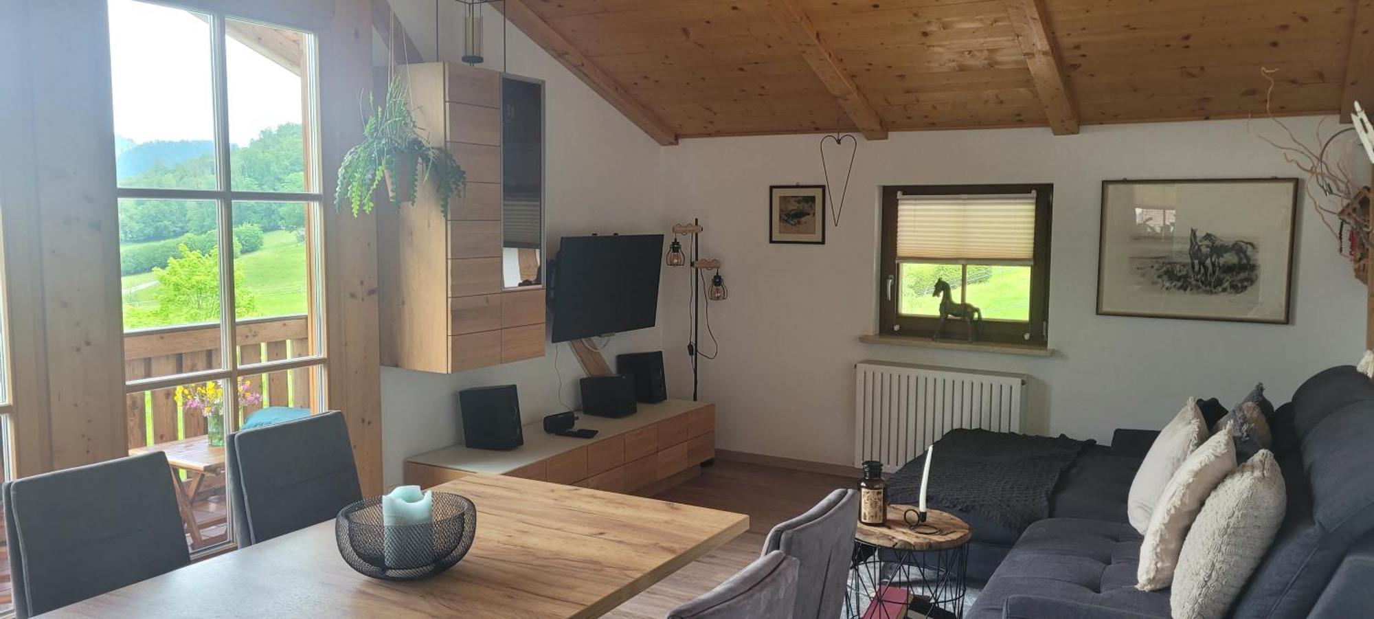 Apartment Bergblick Lohnerlehen Marktschellenberg Bagian luar foto